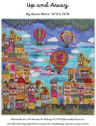 Up and Away Collage Quilt Pattern by Laura Heine (36" x 36") - QuiltingJoyPDX
