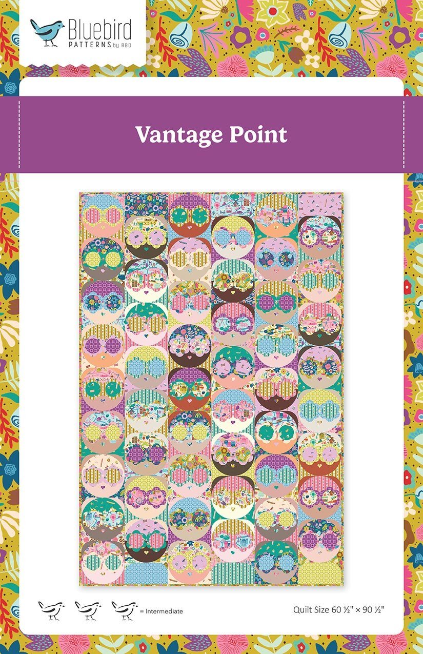 Vantage Point Quilt Pattern by Bluebird Patterns for Riley Blake Designs - QuiltingJoyPDX