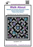 Walk About Quilt - by Ann Lauer - 4 sizes include - pattern only - QuiltingJoyPDX