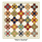 Warm Hearted Quilt Kit - Kim Diehl Simple Whatnots Club 15 - QuiltingJoyPDX