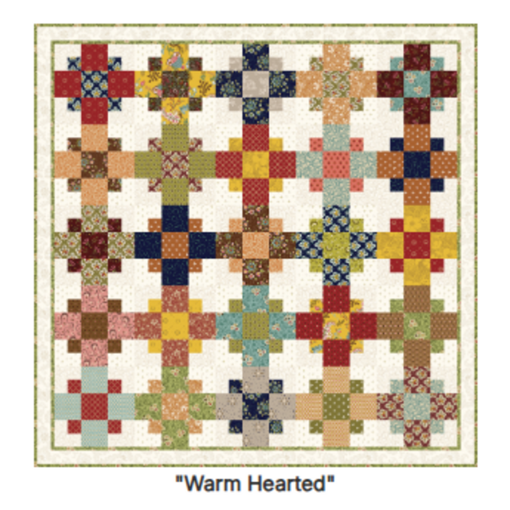 Warm Hearted Quilt Kit - Kim Diehl Simple Whatnots Club 15
