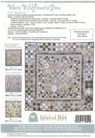 Where Wildflowers Grow Quilt Pattern by Anni Downs - finished size 54" x 54". For Hatched and Patched. - QuiltingJoyPDX