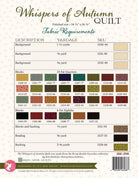 Whispers of Autumn Quilt Pattern - QuiltingJoyPDX