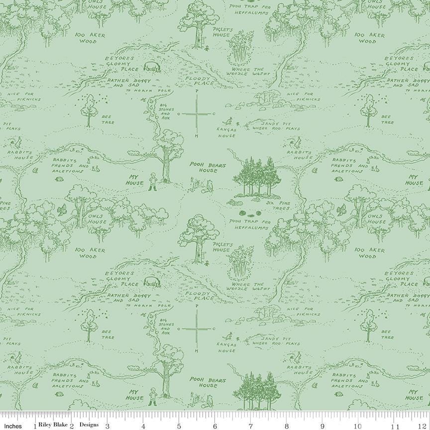 Winnie the Pooh Layer Cake - 42-10" square pieces from Riley Blake - QuiltingJoyPDX