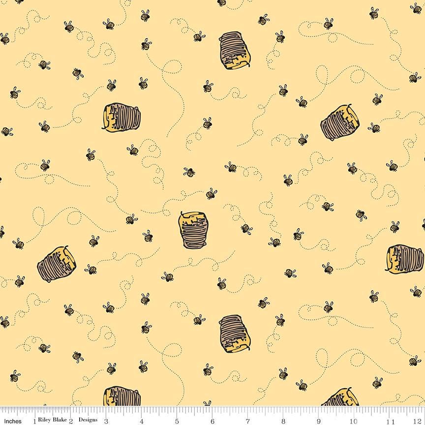 Winnie the Pooh Layer Cake - 42-10" square pieces from Riley Blake - QuiltingJoyPDX