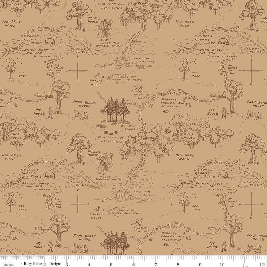 Winnie the Pooh Layer Cake - 42-10" square pieces from Riley Blake - QuiltingJoyPDX
