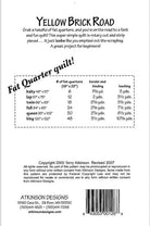 Yellow Brick Road Quilt Pattern by Terry Atkinson. Multiple sizes - QuiltingJoyPDX